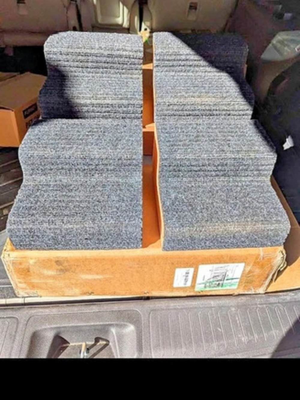 HIDODO Dog Ramp for Small Dogs, 2 Step Modular Foam Dog Stairs 2 Step Modular
